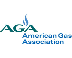 The logo for the American Gas Association